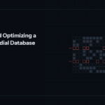 Grid of database blocks with two corrupted rows marked in red among intact rows.