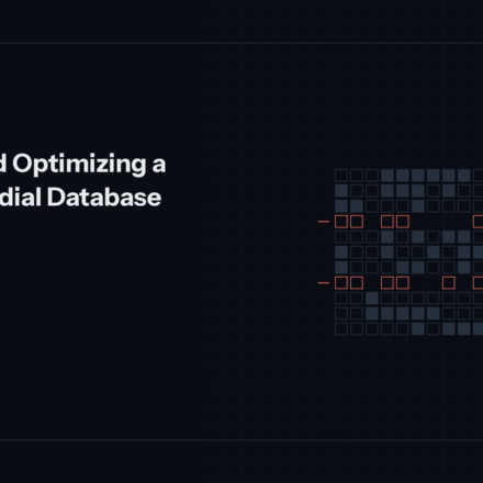 Grid of database blocks with two corrupted rows marked in red among intact rows.