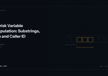 Measurement ruler over a row of character cells, marking a substring offset and length.